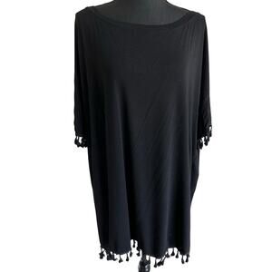 Amazon - Swimsuit Coverup with Fringe - XXL